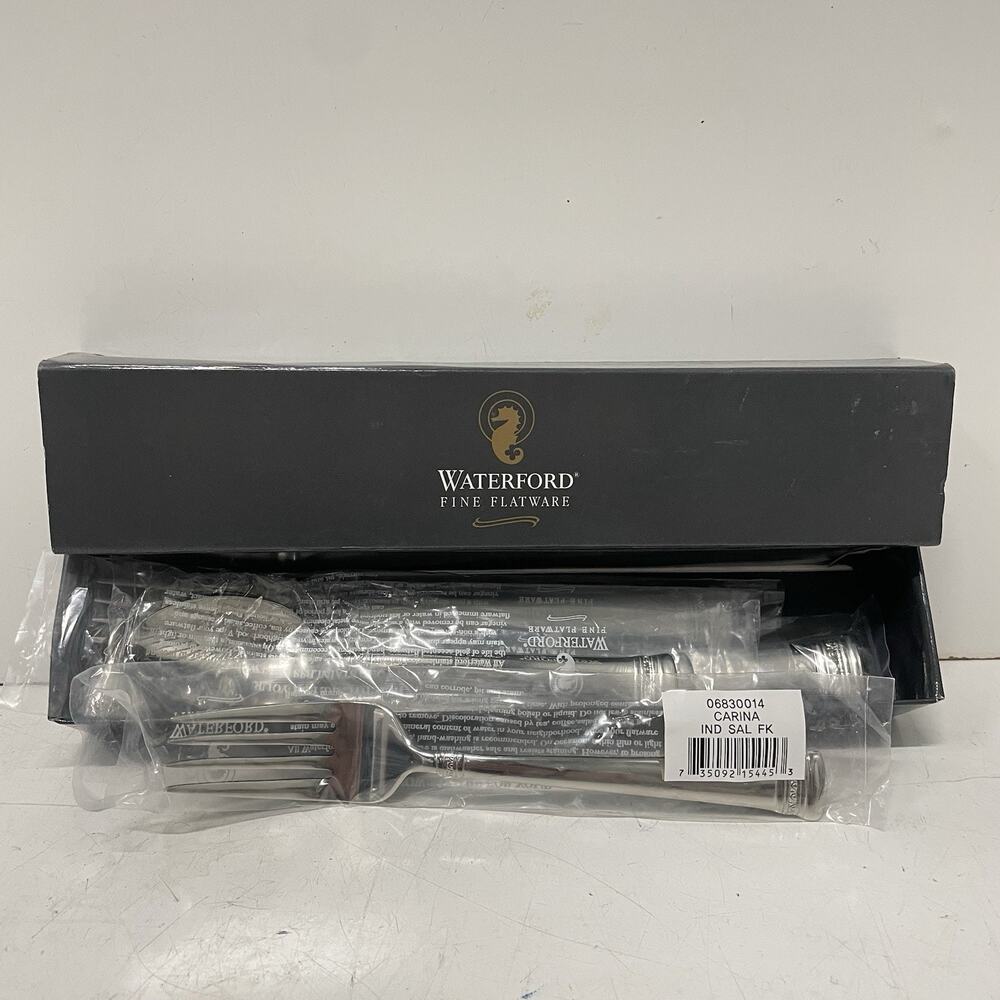 Waterford Carina Matte Flatware 5pc Place Setting 18/10 Stainless NEW Old Stock